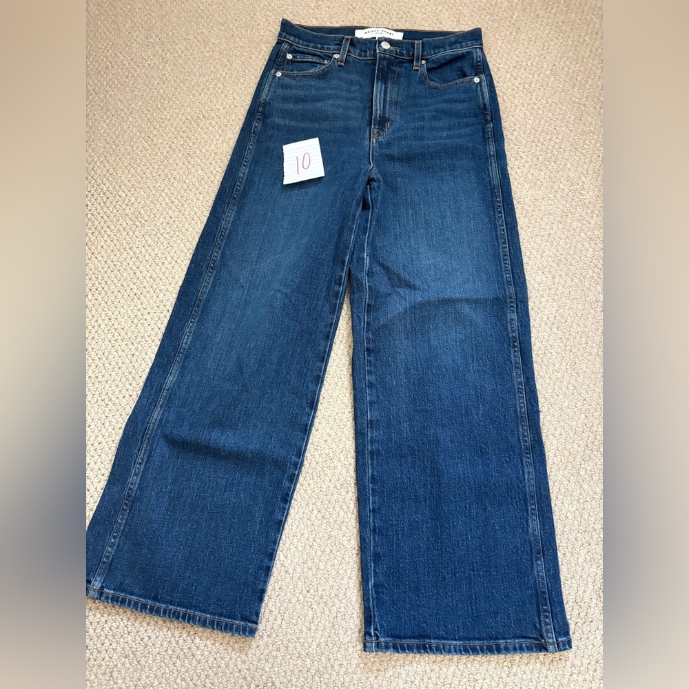 Apiece Apart Women’s Merida Wide Leg High Rise Medium Wash Jeans